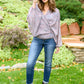 Amber Cuffed Slim Fit Dark Wash Jeans
