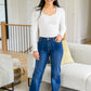 Daria Front Seam Wide Leg Trouser Jeans