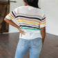 Derby Nights Retro Striped Top