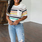 Derby Nights Retro Striped Top