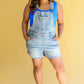 Devon Distressed Shortalls