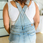 Devon Distressed Shortalls