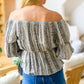 Don't Tempt Me Embroidered Blouse