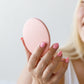 Double Take LED Compact Mirror in Pink