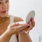 Double Take LED Compact Mirror in White