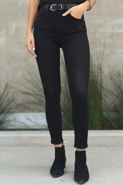 Risen High Rise Ankle Jeans