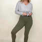Zenana Premium Microfiber Wide Waistband Leggings