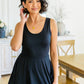 Effortless in Ebony Skort Dress