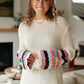 End of the Story Striped Sleeve Sweater