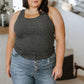 Everybody's Favorite Racerback Tank in Charcoal