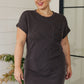 Everyday Favorite Ribbed Knit Dress in Black