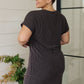 Everyday Favorite Ribbed Knit Dress in Black