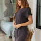 Everyday Favorite Ribbed Knit Dress in Black
