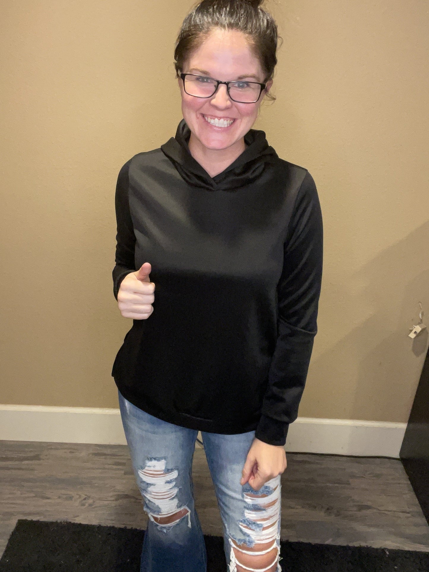 That Perfect Black Sweatshirt