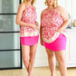 Maggie High Rise Skirt in Magenta