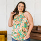 Fiddle Dee Dee Floral Halter Top