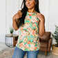 Fiddle Dee Dee Floral Halter Top