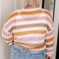 First in Line Striped Sweater