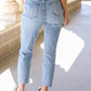 Florence High Waist Destroyed Boyfriend Jeans