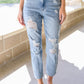 Florence High Waist Destroyed Boyfriend Jeans