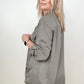 Hayden Los Angeles Womens Belted Cargo Jacket
