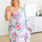 Forever Smitten Floral One Shoulder Dress