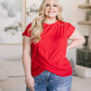 For the Love Twist Front Top