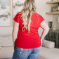 For the Love Twist Front Top