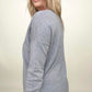 Zenana Front Seam Light Knit Sweater