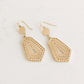 Geo Dangle Hook Earrings
