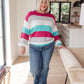 Get It Started Striped Sweater