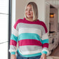 Get It Started Striped Sweater
