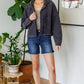 Give Me More Corduroy Jacket in Charcoal