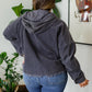 Give Me More Corduroy Jacket in Charcoal