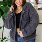 Give Me More Corduroy Jacket in Charcoal