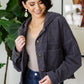 Give Me More Corduroy Jacket in Charcoal
