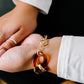 Gold & Tortoise Chunky Chain Bracelet
