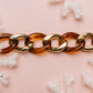 Gold & Tortoise Chunky Chain Bracelet