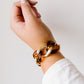 Gold & Tortoise Chunky Chain Bracelet