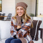 Got You Covered Beanie In Taupe