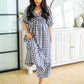 Greenville Gingham Midi Dress