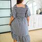 Greenville Gingham Midi Dress