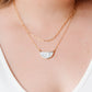 Half Moon Stone Stud & Necklace Set