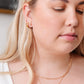 Half Moon Stone Stud & Necklace Set
