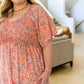 Halifax Floral Babydoll Top