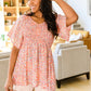 Halifax Floral Babydoll Top