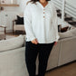 Happier Now Henley Hoodie in Ivory