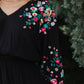 Happy To See You Floral Embroidered Dress