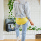 Hello Lovely Quarter Sleeve Denim Jacket