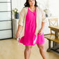 Here for a Moment V-Neck Dress